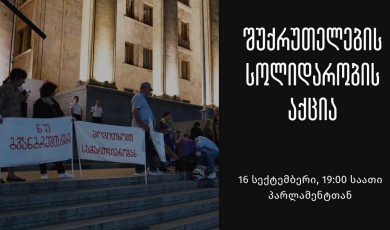 შუქრუთელების სოლიდარობის აქცია