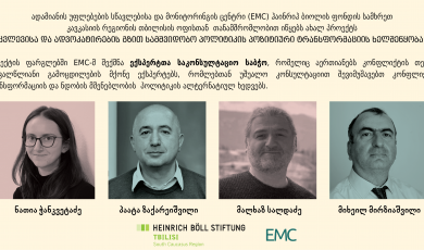 EMC კონფლიქტების ტრანსფორმაციის თემაზე იწყებს ახალ პროექტს