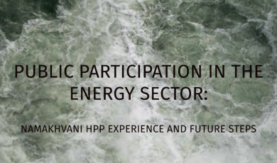 Public Participation in the Energy Sector: Namakhvani HPP Experience and Future Steps