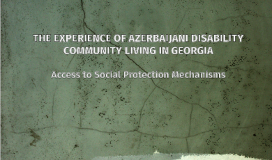 The Experience of Azerbaijani Disability Community Living in Georgia - Access to Social Protection Mechanisms 