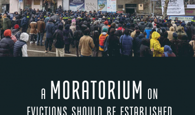 The Social Justice Center supports the request to implement a moratorium on evictions