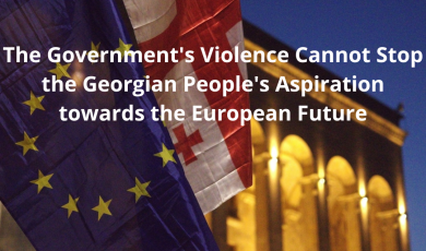 The Government's Violence Cannot Stop the Georgian People's Aspiration towards the European Future