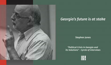 Interview with Stephen Jones  -  „Georgia’s future is at stake“