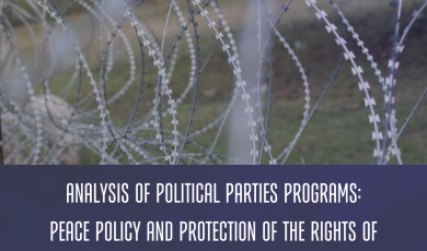 Analysis of Political Parties’ Programs  Peace Policy and Protection of the Rights of Conflict-Affected Populations