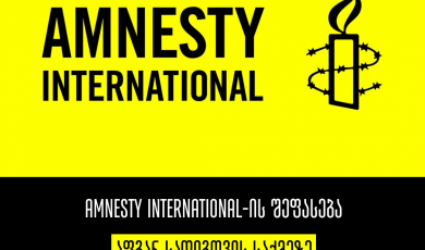 Amnesty International-ის შეფასება აფგან სადიგოვის საქმეზე