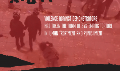 Violence Against Demonstrators Has Taken the Form of Systematic Torture, Inhuman treatment and Punishment