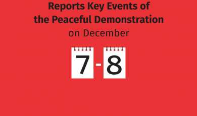 Social Justice Center Reports Key Events of the Peaceful Demonstration on December 7-8