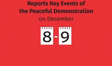 Social Justice Center Reports Key Events of the Peaceful Demonstration on December 8-9