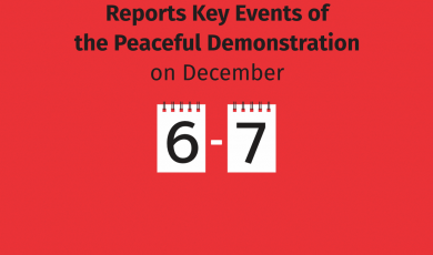 Social Justice Center Reports Key Events of the Peaceful Demonstration on December 6-7