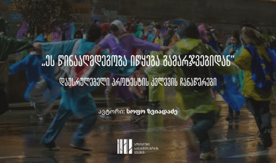 „ეს წინააღმდეგობა იწყება გამარჯვებიდან“ - დაუსრულებელი პროტესტის  კვლევის ჩანაწერები
