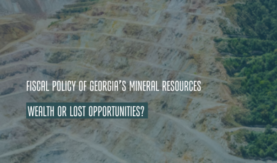 Fiscal Policy of Georgia’s Mineral Resources:  Wealth or Lost Opportunities?