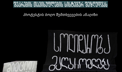 "ქართული ოცნება" აგრძელებს შეკრების თავისუფლების სისტემურ შეზღუდვას - ჭიათურელი მაღაროელებისთვის, საზმაუს მარშისთვის და დიუშენის კუნთოვანი დისტროფიის  მქონე ბავშვების მშობლებისთვის პროტესტის უფლების დარღვევის ბოლო შემთხვევების ანალიზი