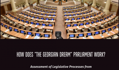 How Does “the Georgian Dream” Parliament Work? - Assessment of Legislative Processes from November 2024 to July 2026