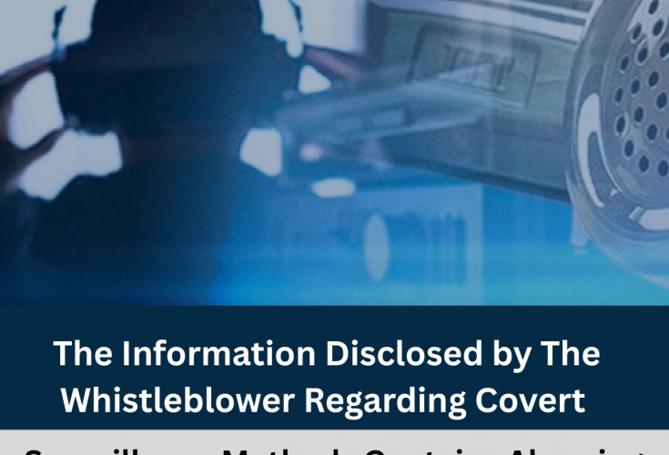 The Information Disclosed by The Whistleblower Regarding Covert Surveillance Methods Contains Alarming Reports about The Total Control of Society