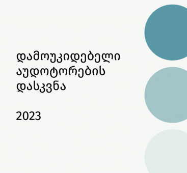 აუდიტის დასკვნა/2023 